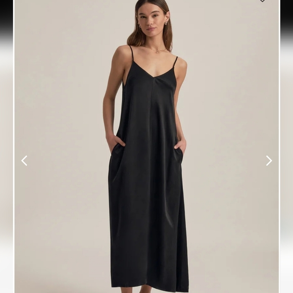 Favorite Daughter Dresses & Skirts - Favorite Daughter Classic Black Maxi Slip Dress Size Medium